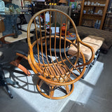 Cane/Rattan Swivel Rocking Chair
