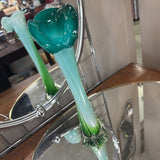 Jack in the Pulpit Glass Calla Lily Vase