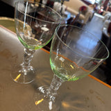 Bubble Stem Wine Goblet