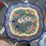 Polish Pottery Unikat Square Plate