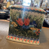 Polish Pottery Unikat Tissue Cover