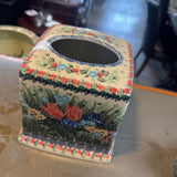 Polish Pottery Unikat Tissue Cover