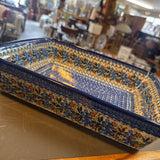 Polish Pottery Unikat Rect Baking Dish