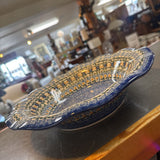 Polish Pottery Unikat Scalloped Bowl