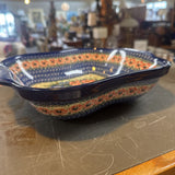 Polish Pottery Unikat Square Baker