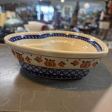 Polish Pottery Unikat Heart Shaped Bowl