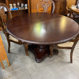 Bernhardt Round Pedestal Dining Table