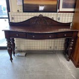 Bernhardt Wood Console Table w/3 Drawers