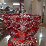 Cut Crystal Large Bowl