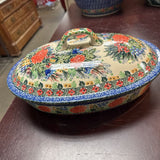 Polish Pottery Unikat Cov'd Casserole