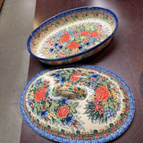 Polish Pottery Unikat Cov'd Casserole