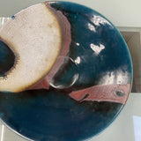 Handcrafted Ceramic Bowl Signed w/Glaze Finish
