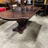 Wood Dining Table w/ 2 Leafs