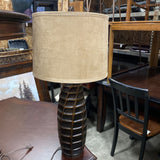 Brown Base Table w/Shade