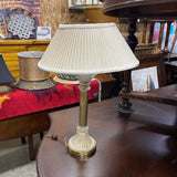 Brass Lamp W/ Shade