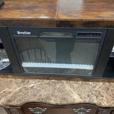 Freestanding Electric Fireplace Media Cabinet
