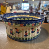 Polish Pottery Unikat Souffle Dish