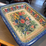 Polish Pottery Unikat Lg Rect. Baker