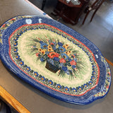 Polish Pottery Unikat Oval Platter