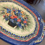 Polish Pottery Unikat Oval Platter
