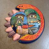 Mexican Folk Art Sun & Moon Face