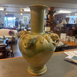 Celedon Glazed Thai Vase w Elephants