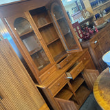 Shaker Lighted Cherry Hutch by The Classic Shaker Line