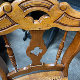 Antique Wood and Cane Chair