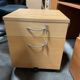 Locking Two Drawer File Cabinet