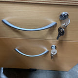 Locking Two Drawer File Cabinet
