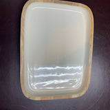 Enameled Mango Wood Serving Tray