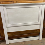 White Wash Twin Headboard
