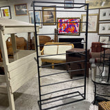 Black Metal Platform Twin Frame