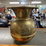 Vintage Brass Pony Express Spittoon