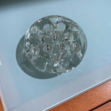 Vintage Glass Floral Frog