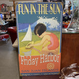 Friday Harbor Metal Sign