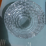 Pressed Glass Basket Weave Bowl