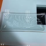 Vintage Glass Lace Design Tray