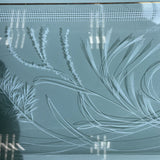 Vintage Glass Lace Design Tray