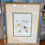 Humminbirds signed Sue Colman