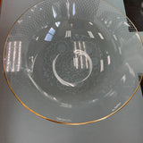Vintage Lace Glass Serving Bowl