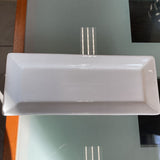 St John Rectangular Rim Platter w/Stand