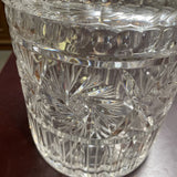 Mid-Century Crystal One Biscuit Jar