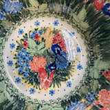 Polish Pottery Unikat Scalloped Bowl