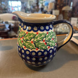 Polish Pottery Unikat Pitcher - Holly