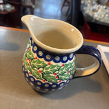 Polish Pottery Unikat Pitcher - Holly