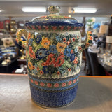 Polish Pottery Unikat Large Canister