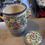 Polish Pottery Unikat Large Canister
