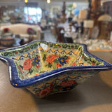 Polish Pottery Unikat Star Bowl