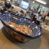 Polish Pottery Unikat Heart Decorative Bowl